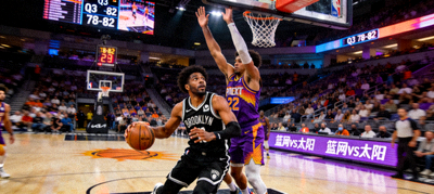 NBA布鲁克林篮网队对阵菲尼克斯太阳队比赛直播精彩瞬间